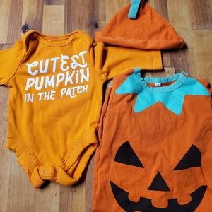 Fall Baby Pumpkin Outfits